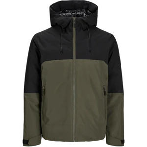 Jack & Jones Erkek Su Geçirmez Kapüsonlu Mevsimlik Ceket - Aiden