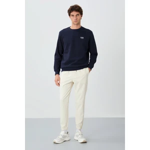 Air Jones Koyu Gri Yüzeyi Dokulu Standart Fit Erkek Eşofman Takım - 82156