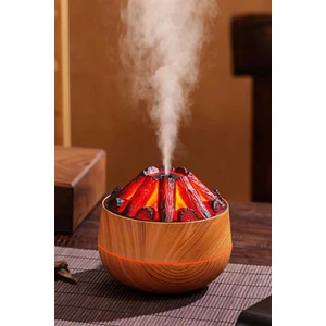Ultrasonik Hava Nemlendirici Aroma Difüzörü LED Işıklı 300ML Buhar Makinesi Koku Yayıcı