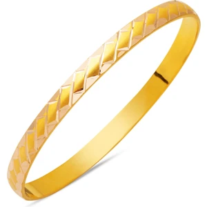 14 Ayar Desenli Hediyelik Bilezik