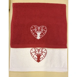 Love Yeni Yıl 2'li Hediyelik Havlu Set  – 30x50cm