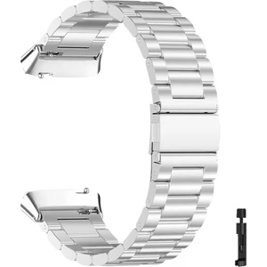 Xiaomi Redmi Watch 3 Active Tam Uyumlu Paslanmaz Çelik Ayarlanabilir Kordon