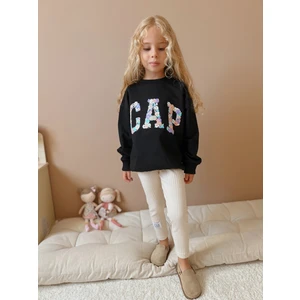 Yiğit Butik Yigit Butik Çiçek Baskılı Taytlı Kız Çocuk Takım