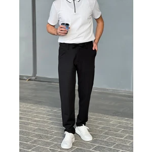 Elit Wear Erkek Ipli ve Beli Lastikli Jogger Chino Pantolon