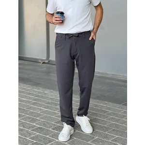 Elit Wear Erkek Ipli ve Beli Lastikli Jogger Chino Pantolon
