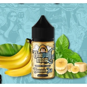 One Puff Man Banana Ice Salt 30ml - 50mg (%5)  Premium Aroma