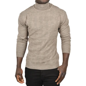 Slim Fit Baklava Desenli Tam Balıkçı Yaka Boğazlı Triko Balıkçı Yaka Kazak 2505507