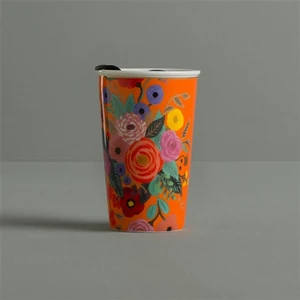 Lily 300 ml Kapaklı Kupa Turuncu