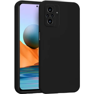 Xiaomi Redmi Note 10 Pro Kılıf Lansman Premium Silinebilir Siyah Silikon