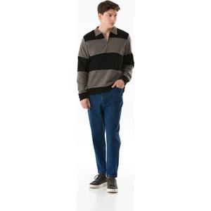 Düğmeli Boyfriend Jean Pantolon