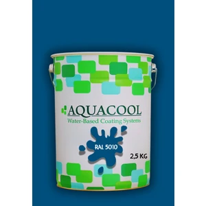 Aquacool Trend Akrilik Hobi Boya 2,5 kg Su Bazlı Hibrit Dönüşüm Boyası Ral 5010 Anzer Mavi