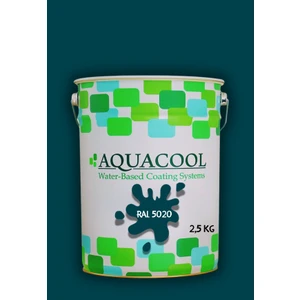 Aquacool Trend Akrilik Hobi Boya 2,5 kg Su Bazlı Hibrit Dönüşüm Boyası Ral 5020 Okyanus Mavi