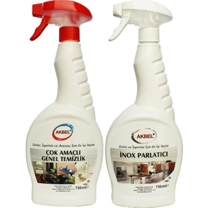 Ankastre ve Inox Parlatıcı ve Çok Amaçlı Genel Temizlik 750 ml
