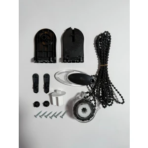 Donatti Perde Zebra & Stor Perde Mekanizma Seti - 4,5  cm  Kasaya Uyumlu Siyah