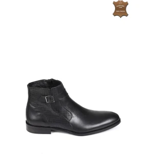 Erkek Klasik Bot Hakiki Deri Ayakkabı 075K22E40616