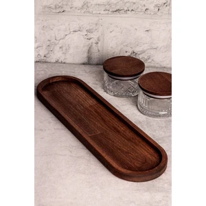 Rabo Craft Ahşap Oval Tepsi 40 Cm - Doğal Ahşap Çam Masif