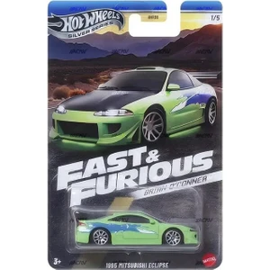 Brian O'conner Seti 1/5 - Hot Wheels 1995 Mitsubishi Eclipse (1/64) Fast & Furious