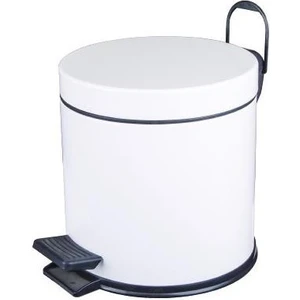 Maxiflow Pedallı Çöp Kovası 3lt Ø21*22CM Beyaz