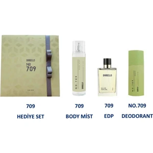 709 Edp Erkek Parfüm + NO:709 Vücut Spreyi + NO:709 Deodorant