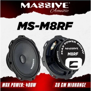 MS-M8RF 400 Wat 200 Rms 20 cm Profesyonel Midrange
