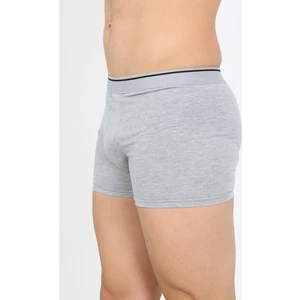 Erkek Büyük Beden Pamuklu Likralı Boxer Gri 40134