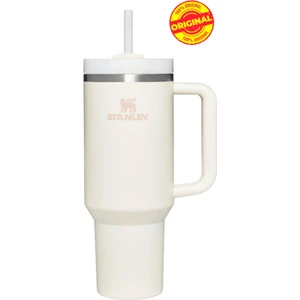 Quencher Pipetli Termos Bardak 1.18 Lt Krem ( Ömür Boyu Garanti )