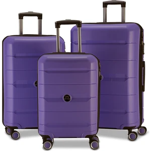My-Pp Tekerlekli Kırılmaz Valiz 3'lü Set Bavul