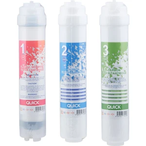 Bms Su Arıtma Cihazları Ile Tam Uyumlu Küçük Quick Filtre Seti - 3lü Set