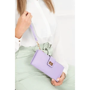 Newish Polo Kadın Lila Soft Doku Kartlık ve Cüzdan newpolo049