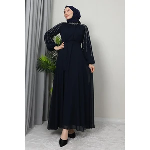 Giza Store Semra Tesettür Elbise Siyah