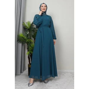 Giza Store Semra Tesettür Elbise Siyah