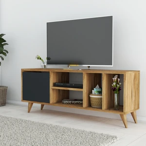 Ucuz Al Miranda 120  cm  Tv Sehpası - Atlantik Çam / Antrasit
