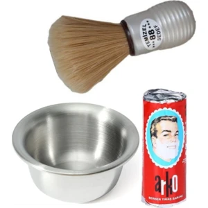 Arko Men Sakal Tıraş Seti (Sakal Tıraş Fırçası, Cool Sakal Tıraş Seti, Fırçası, Tası, Kremi)