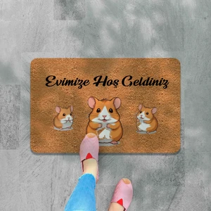 M&H Quality Dijital Baskılı Kapı Önü Paspas Hoşgeldiniz  Yazılı Desenli Çok Amaçlı Iç Ve Dış Kapı Önü Paspas I Mutfak Ve Lavabo Uygundur Yıkanabilir Nem Alıcı