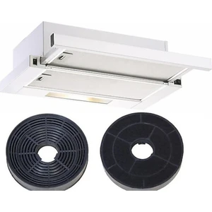 Hibsan 7062 Led Aydınlatmalı Karbon Filtreli Bacasız Mutfak Aspiratörü  Beyaz