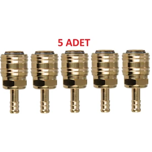 Stoper Hortum Gövde 6mm. 5 Adet (Stoper Hortum Hava Jakı) (Kompresör Uç) (Hava Valfi)