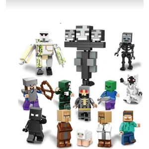 Minecraft LEGO 13 Lü Figür Oyun Set