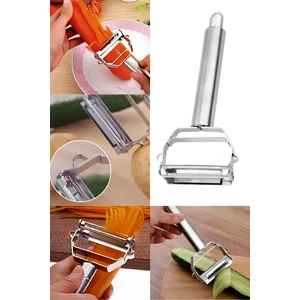 Çok Amaçlı Jülyen Sebze Meyve Soyma Kesme Aparatı Salatalık Havuç Kabak Yemek Hazırlayıcı Soyacağı