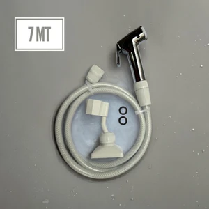 Nalbur Bakkal Tekne ve Karavan Duş Hortumu Seti 7 mt Dış Duş Başlığı ve Duş Hortumu