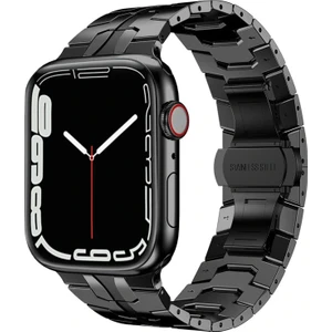 Watch 10 46MM Krd-63 Paslanmaz Metal Kobra Tasarım Kordon