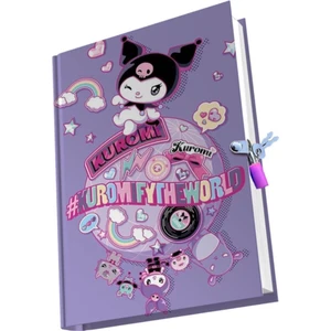 Bambus Home Kuromi Karakter Kilitli Hatıra Günlük Anı Defteri Yıldız Kuromi Seri