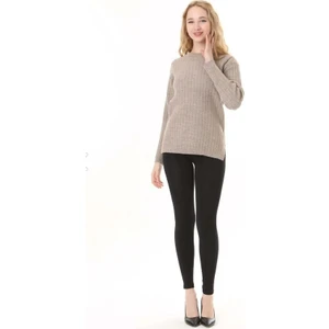 Fresh Moda Kadın Saç Örmeli Anne Triko Kışlık Yün Kazak