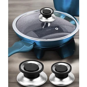 Tencere Tava Tepesi Tencere Tava Kapağı Tutucu 2 Boy