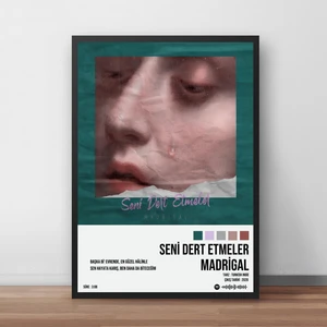 Orenda Art Madrigal - Seni Dert Etmeler Spotify Çerçeveli Poster Tablo