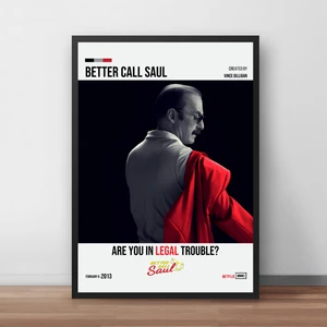 Orenda Art Better Call Saul / Çerçeveli Poster Tablo