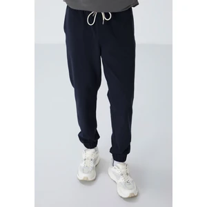 Air Jones Koyu Gri Yüzeyi Dokulu Standart Fit Erkek Eşofman Takım - 82156