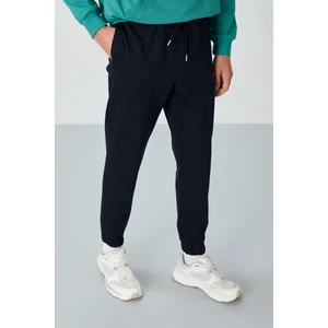 Air Jones Koyu Gri Yüzeyi Dokulu Standart Fit Erkek Eşofman Takım - 82156