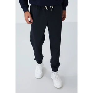 Air Jones Koyu Gri Yüzeyi Dokulu Standart Fit Erkek Eşofman Takım - 82156