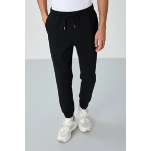 Air Jones Koyu Gri Yüzeyi Dokulu Standart Fit Erkek Eşofman Takım - 82156