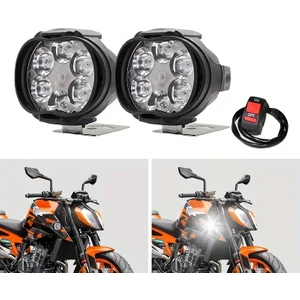 Motosiklet 6 Ledli Drl Sis Farı Seti
